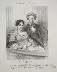 Masques et visages: Paric, par-la: Phèdre am Théâtre-Français Debüt von M. Paul de Trois-Etoiles in der Rolle des Hippolyte