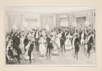 Ein Ball / An der Chaussée d