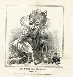 Illustration von Hadol (1835-1875) in Le Charivari
