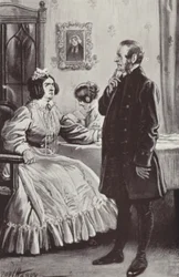 Illustration für Barchester Towers von Anthony Trollope