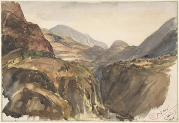Bergansicht bei Oisans (Isère)