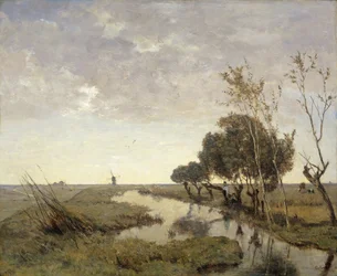 Ein Wasserlauf bei Abcoude
