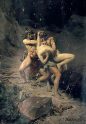 „Eine Vergewaltigung in der Steinzeit“, 1888