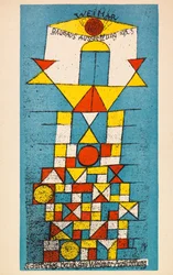 Bauhaus-Ausstellung. Postkarte
