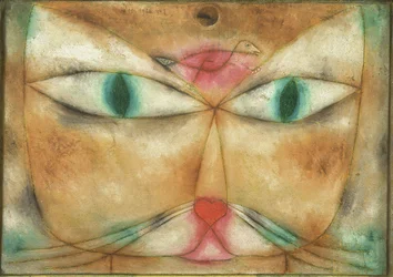 Katze und Vogel
