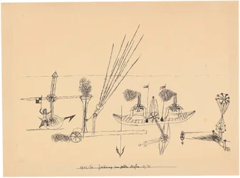 Zeichnung für gelben Hafen, 1921-1926