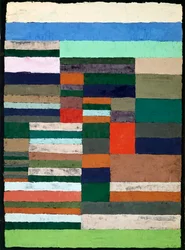 Individualisierte Höhenmessung von Streifen von Paul Klee (1879-1940)