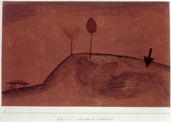 Landschaft im Nachglühen