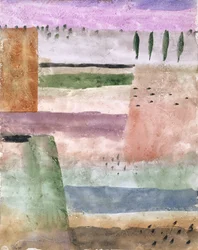 Landschaft mit Pappeln, 1929