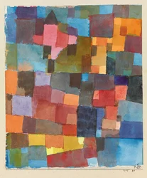 Raumarchitekturen auf Kalt-Warm, 1915