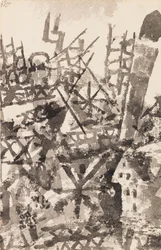 Der Krieg schreitet über eine Gegend, 1914