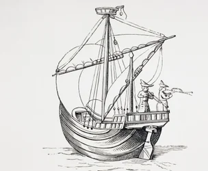 Segelschiff des 15. Jahrhunderts