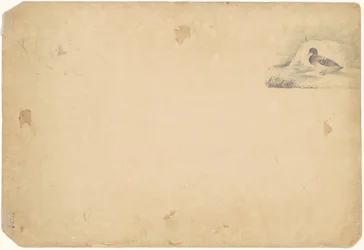 Eine Ente und ein Hirsch [verso]