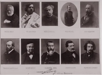 Zehn Porträts von Paul Nadar (s/w Foto)