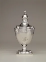 Zuckerschale mit Deckel (ca. 1795)