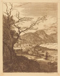 Capriccio mit Edinburgh Castle und Arthur