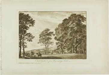 Chirk Castle und Umgebung vom Wynnstay Park