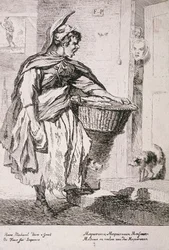 Makrelenverkäufer, Rufe von London, 1760
