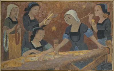 Der Wandteppich (die fünf Weber)