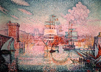 Einfahrt in den Hafen von Marseille, 1911