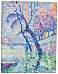 Pont des Arts, Überschwemmung