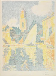 Saint-Tropez: Der Hafen, 1897-1898