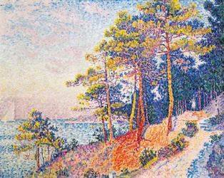 St. Tropez, der Zollweg, von Paul Signac