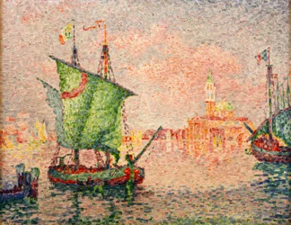 Venedig, die rosa Wolke