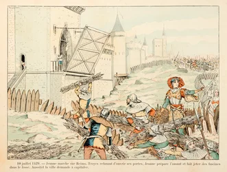 Illustration aus dem Buch „Jeanne d