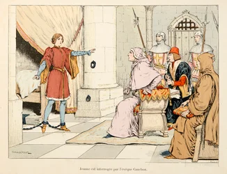 Illustration aus dem Buch „Joan of Arc“ von Theodore Cahu, illustriert von Paul De Semant: Jeanne d
