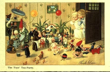 Die Teeparty der Spielzeuge