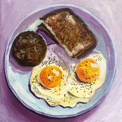 Sonniger Frühstücksteller