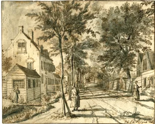 Bezuidenhoutseweg in Richtung Herengracht, 1760