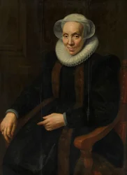 Porträt von Maria van Utrecht (ca. 1552/53-1629)
