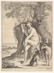 Sitzende Figur der Diana, der Jägerin, 1625-77