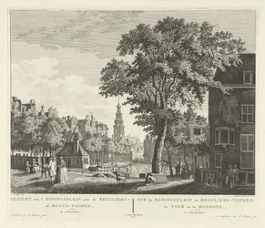 Ansicht des Münzturms in Amsterdam