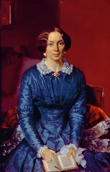 Porträt von Elizaveta Petrovna Zhdanova (1818-55) 1846-47