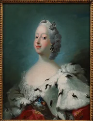 Porträt von Louise von Großbritannien, Königin von Dänemark