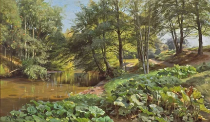 Sonniger Maitag am Waldbach