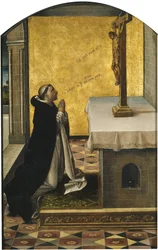 Der heilige Petrus Märtyrer im Gebet, 1493-1499