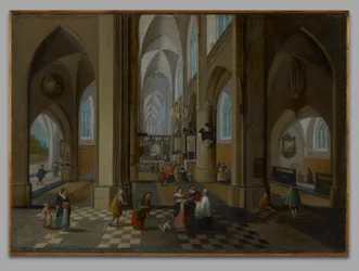 Innenraum einer gotischen Kirche