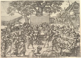 Bauernhochzeit, 1560