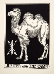 Jupiter und das Kamel, aus Hundert Fabeln von Äsop, veröffentlicht 1903