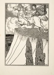 Der Tod des Antiochus gerächt, aus Hundert Anekdoten über Tiere, veröffentlicht 1924