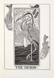 Der Reiher, aus Fontaine Fabeln, veröffentlicht 1905