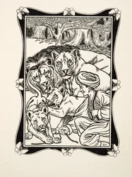 Die Rechte der Gastfreundschaft, aus Hundert Anekdoten von Tieren, veröffentlicht 1924