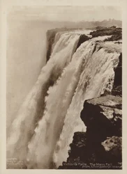 Victoriafälle, Der Hauptfall von der Livingstone-Insel