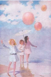 Planschen im Sonnenschein, Illustration aus My Magazine