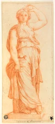 Weibliche Karyatide