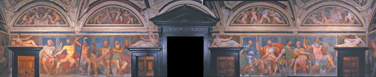 Loggia der Helden (Detail). Villa del Principe, ca. 1530